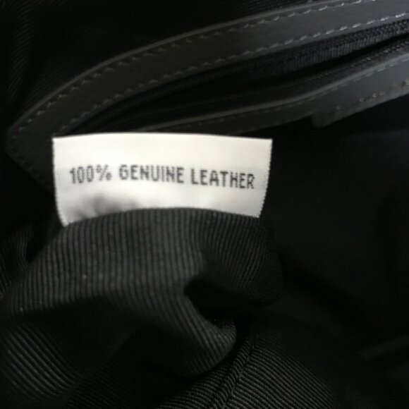 NEW! Cuore & Pelle Designer Pebbled Leather Sage Green Satchel Shoulder Bag - Picture 11 of 16